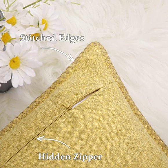 Decorative Farmhouse Rustic Throw Pillow Covers - Picture 2 of 3